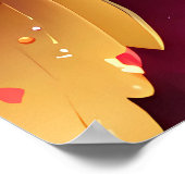 愛のパーソナライズされた賜物 ポスター (角)