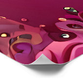 愛のパーソナライズされた賜物 ポスター (角)