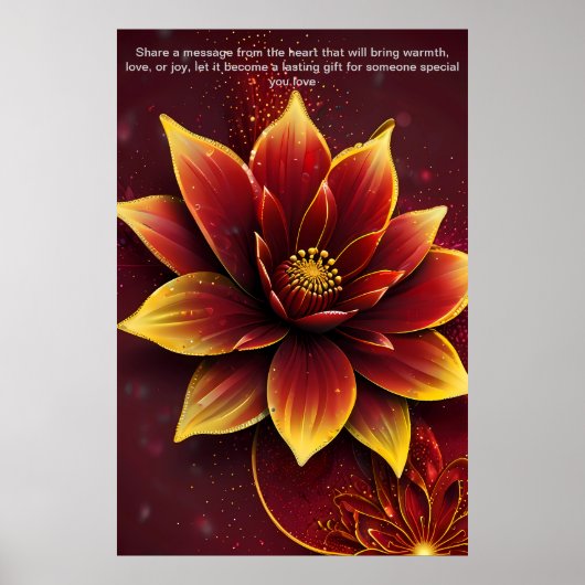 愛のパーソナライズされた賜物 ポスター (正面)