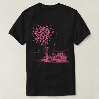 愛のピンク月面ローバー Tシャツ