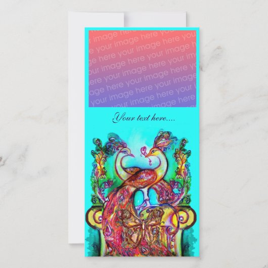 愛のピーコック,赤い青のターカーズグリーン (正面)