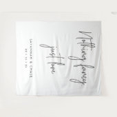 愛のファンシー儀式の背景結婚は何もない タペストリー (正面(横))