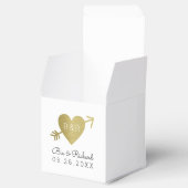 愛のフェイク金ゴールドハート フェイバーボックス (オープン)