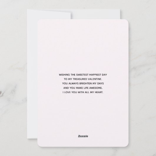 愛のフクロウズツリーブランチに座ってバレンタイン シーズンカード (裏面)