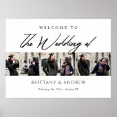 愛のフレーム:写真カスタム完璧なウェルカムサイン ポスター (正面)