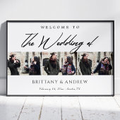 愛のフレーム:写真カスタム完璧なウェルカムサイン ポスター