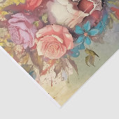 愛のブーケウズリーディング、ゴシックスカル&バラ 薄葉紙 (詳細)