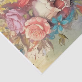 愛のブーケウズリーディング、ゴシックスカル&バラ 薄葉紙 (詳細)