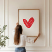 愛のプリント ポスター