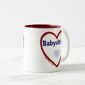 愛のベビーシッター ツートーンマグカップ (正面右)