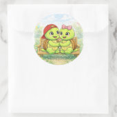 愛のベンチ ラウンドシール (バッグ)