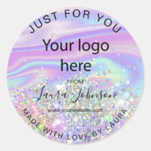 愛のホログラフ箔を追加あなたのロゴクラスを作った