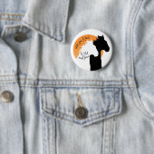 愛のボタン、私は野生感じで自由なあなたと！馬 缶バッジ (インサイチュ)