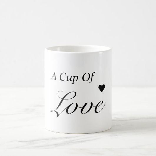 愛のマグギフトのカップ コーヒーマグカップ (中央)