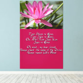 愛のマントラ キャンバスプリント (インサイチュ (ウッドフロア))