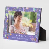 愛のミシン写真 紫 フォトプラーク (側面)