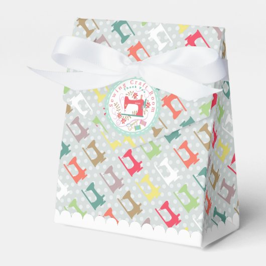 愛のミシン シルエット グレー フェイバーボックス (正面サイド)