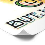 愛のメッセージとキュウリの漫画おもしろい、ヴィンテージ ポスター (角)