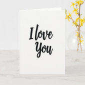 愛のメッセージカード カード (黄色い花)