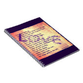 愛のメッセージ ノートブック (右側)