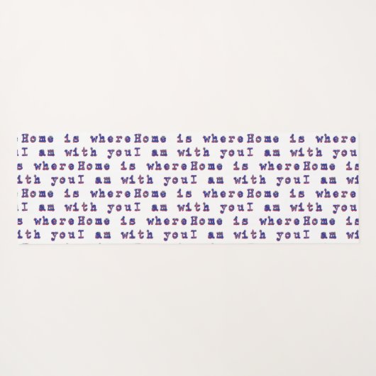 愛のメッセージ ヨガマット (裏面(横))