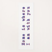 愛のメッセージ ヨガマット (正面)