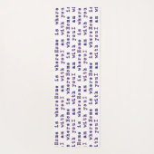 愛のメッセージ ヨガマット (裏面)