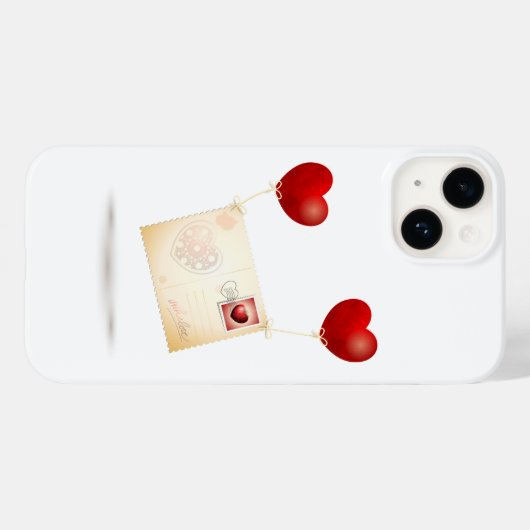 愛のメッセージ Case-Mate iPhoneケース (裏面 (横))