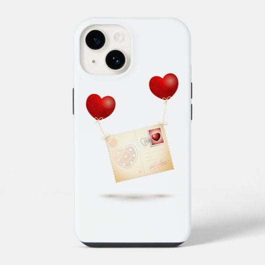 愛のメッセージ iPhoneケース (裏面)