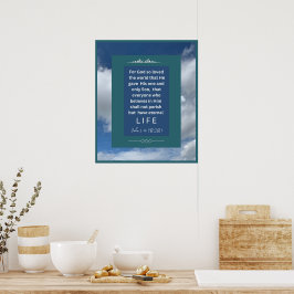 愛のメッセージ – John 3-16 - 20 x 24ポスター ポスター