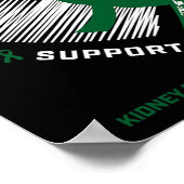 愛のメモリーギフト 女性 祖母 腎臓病 ポスター (角)