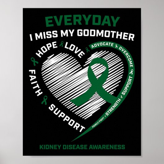 愛のメモリーギフト 女性 祖母 腎臓病 ポスター (正面)