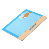 愛のメモ帳で魚と餌 ノートパッド (アングル)