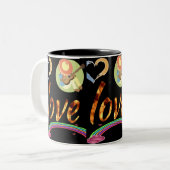 愛のメロディー ツートーンマグカップ (正面左)