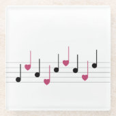 愛のメロディ（リニア） ガラスコースター (正面)