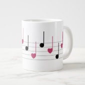 愛のメロディ（リニア） ジャンボコーヒーマグカップ (正面右)