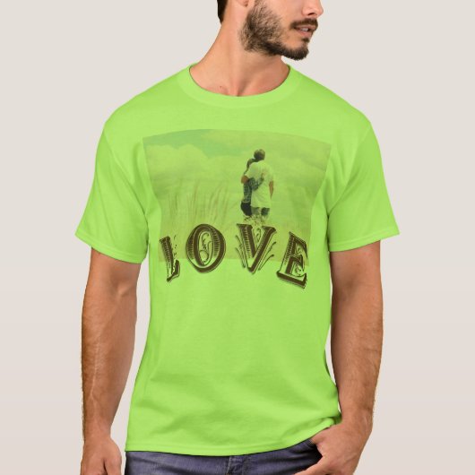 愛のメンズTシャツ Tシャツ (正面)