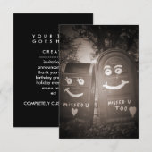 愛のメールボックス：恋しく思君 招待状 (正面/裏面)