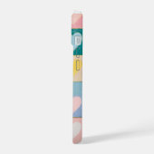 愛のモザイクアート iPhone 15ケース (左側面)