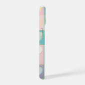 愛のモザイクアート iPhone 15ケース (右側面)