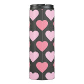 愛のモダンハートパターン タンブラー (裏面)
