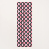 愛のモダンハートパターン ヨガマット (裏面)