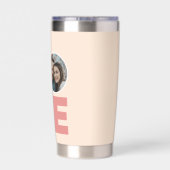 愛のモダンバレンタインの贈り物の写真 保温保冷タンブラー (背面)