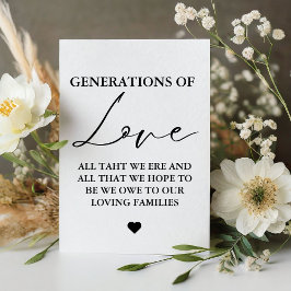 愛のモダン結婚披露宴の看板の世代 台座サイン