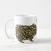 愛のモルモット コーヒーマグカップ (左)