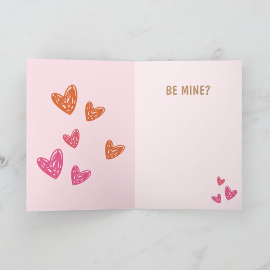 愛のヤギのバレンタインデー シーズンカード (内部)