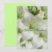 愛のユリ_招待状 招待状 (正面/裏面)