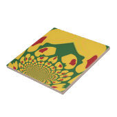 愛のラスタの色:レゲエハート タイル (側面)