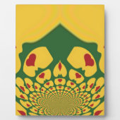 愛のラスタの色：レゲエハート フォトプラーク (正面)