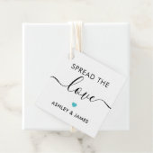 愛のラベルを広げ結婚る，贈り物ラベル,ターコイズ フェイバータグ (インサイチュ)